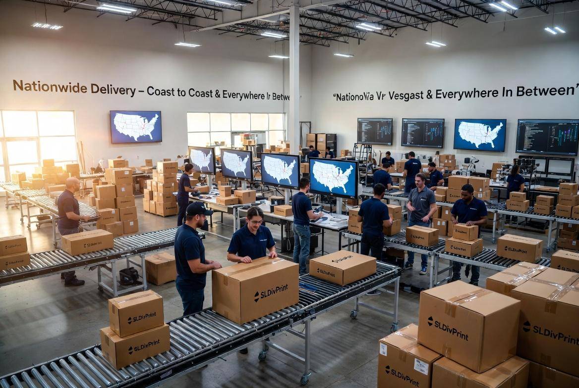 order fulfillment warehousing services custom promotional products kitting nationwide rush. rush orders, custom promotional products, event printing services, branded swag, trade show printing, order fulfillment services, warehousing services, custom printing California, branded merchandise, eco friendly rush printing