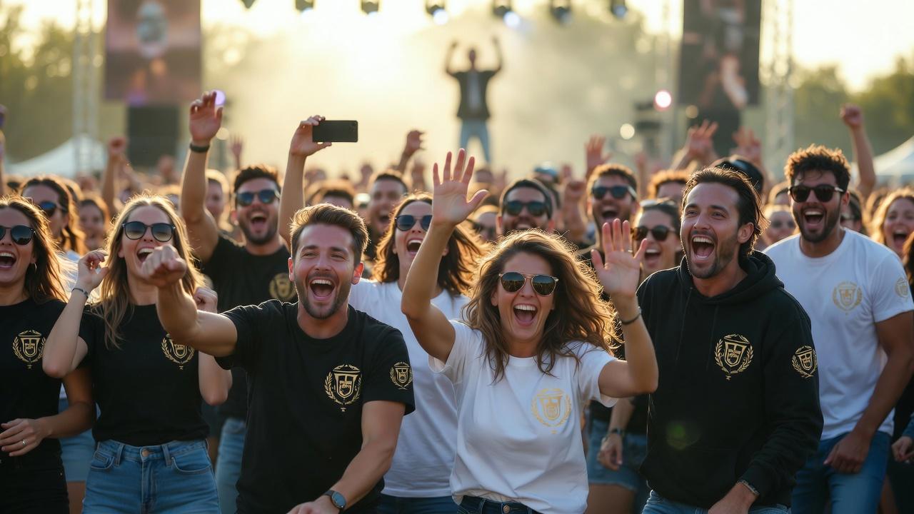 Custom Apparel at Live Festival Crowd 2026 trends Custom Apparel Merch trends 2026 Merch trends 2026 merch trends Custom Apparel trends 2026 custom t shirt apparel custom apparel near me custom designed t shirts Diversified Printing Services Rush order CUSTOM APPAREL Custom rush order products