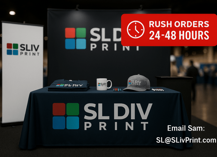 How To Create Eye-Catching Booths: Custom Table Cloths Made Simple