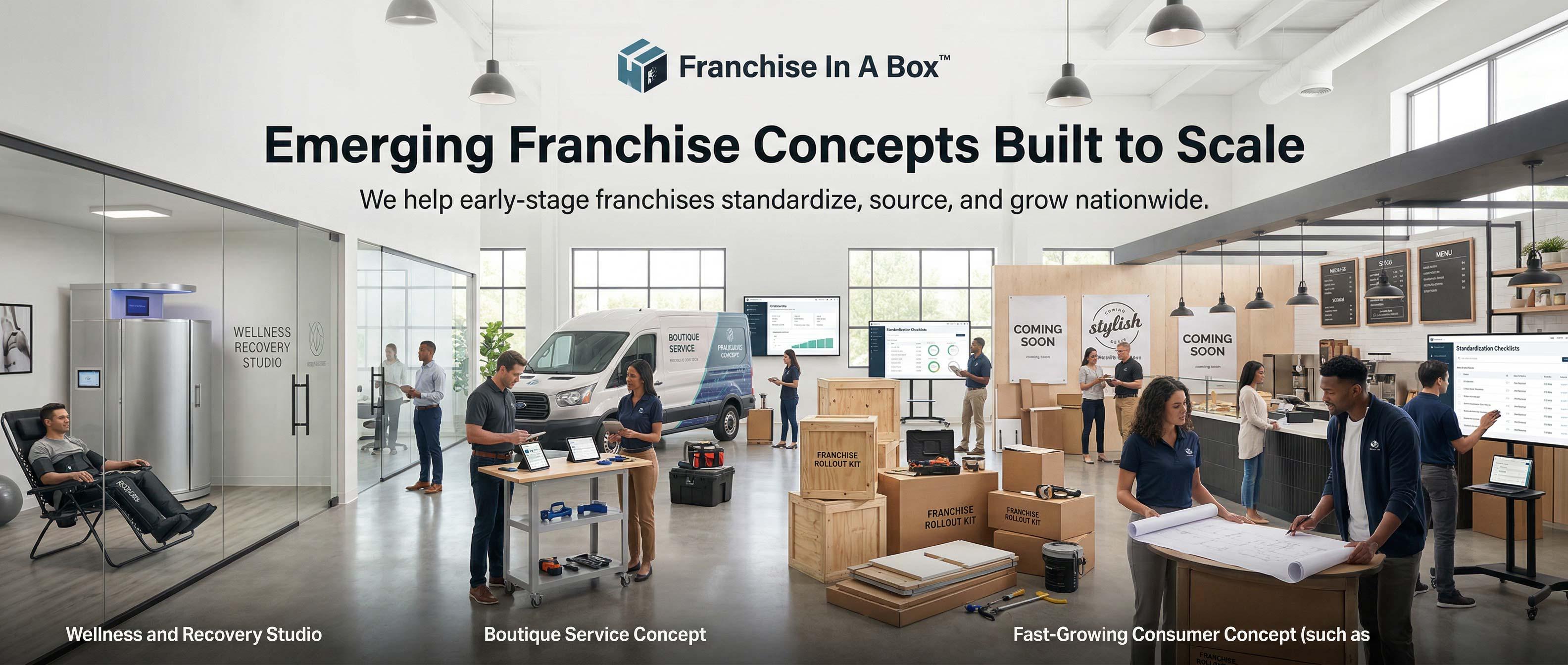 Emerging Franchise Concepts Built to Scale | SL Diversified Printing Emerging franchise concepts preparing to scale with sourcing equipment technology and signage