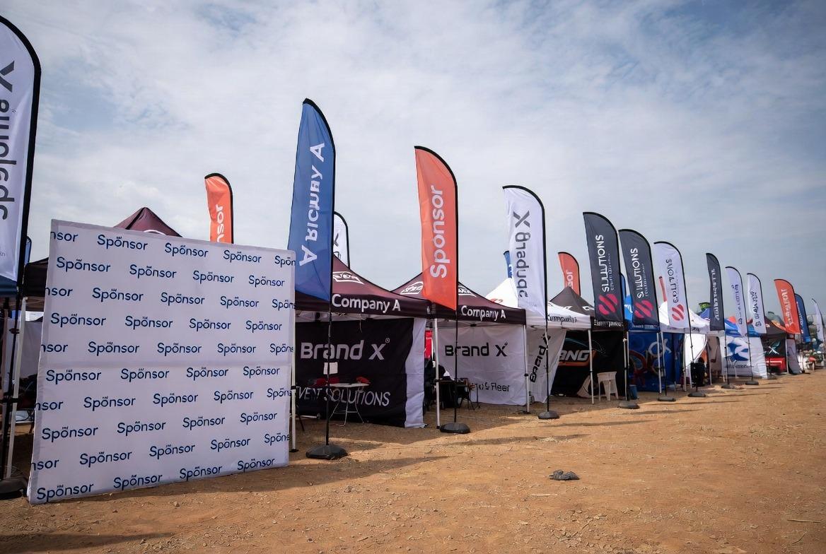 Outdoor festival sponsor step and repeat banner nationwide delivery Diversified Printing Services offers everything from 10 hopup banner to 10 x 10 step and repeat banner