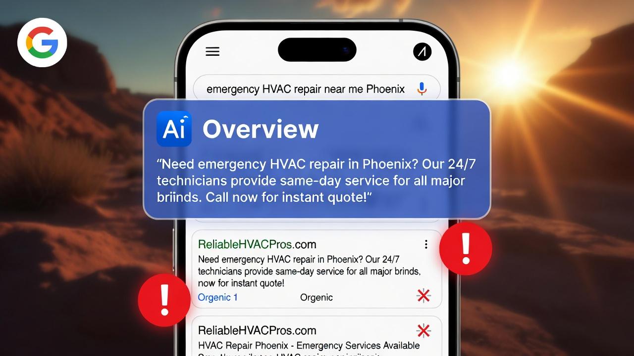 how hvac ai search optimization gets you quoted in google overviews