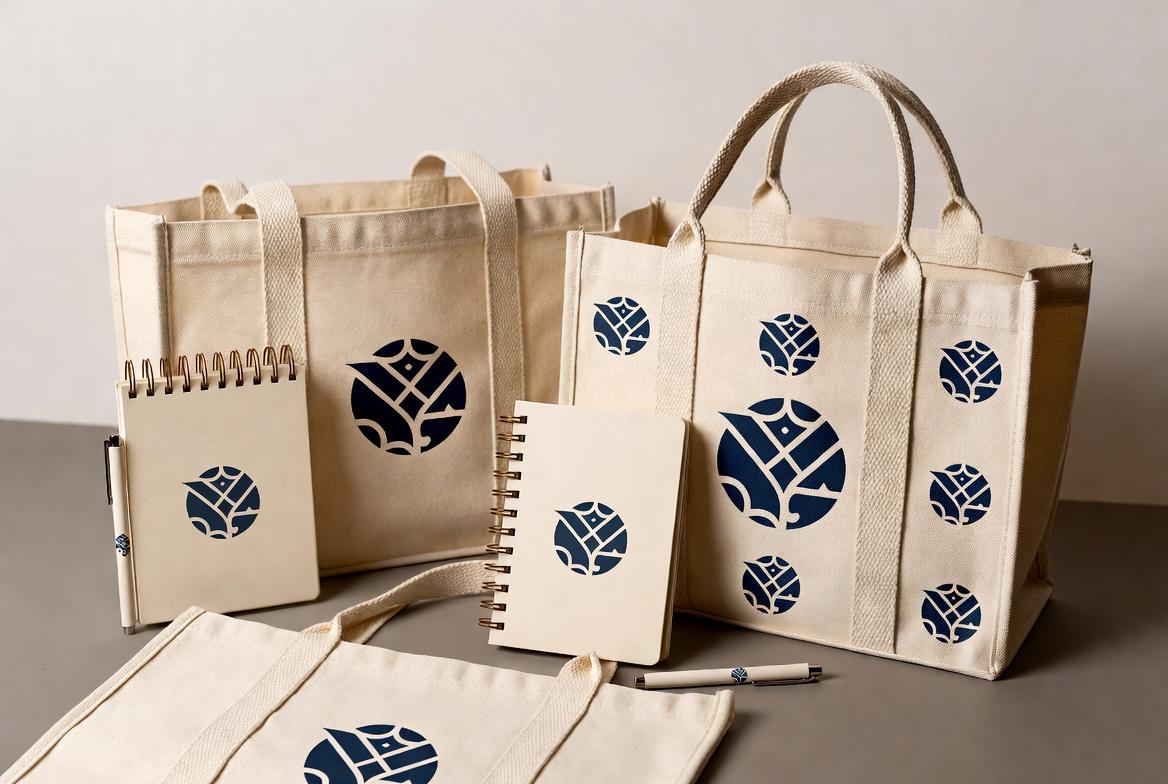 Unique Promotional products branding branded swag items tote bags rush printing diversified printing services Eco Friendly Rush Printing