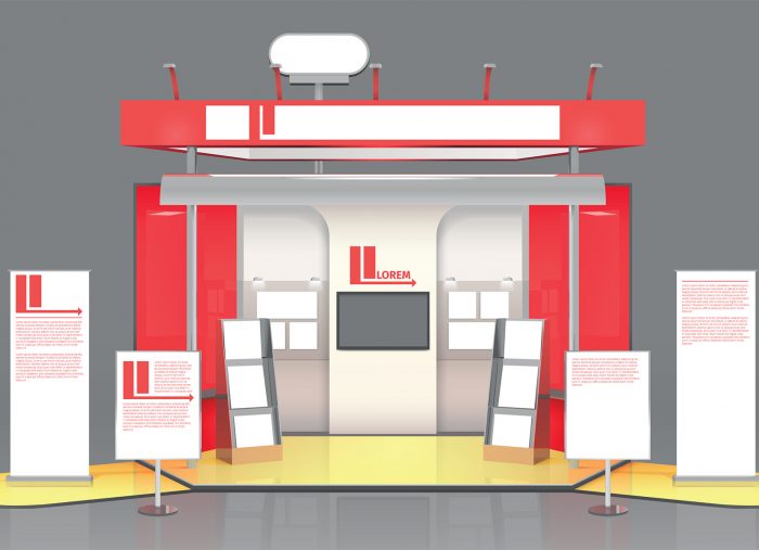 Booth, symmetrical