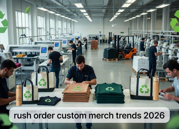 What Are the Best Rush Custom Merch Trends 2026