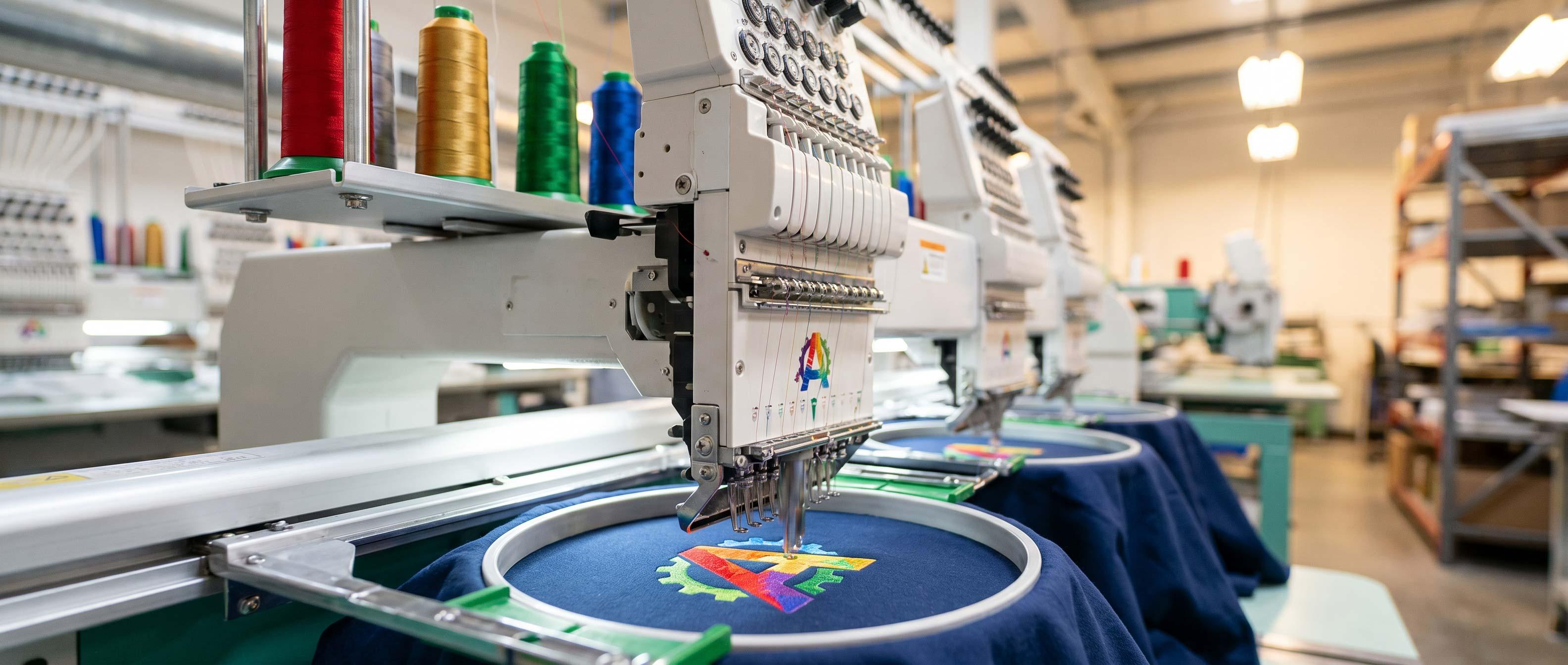 Custom Embroidery Machine In Action | 24 Hour Rush Embroidery Production | SL Diversified Printing Fast custom embroidery machine stitching a logo at SLDivPrint's Arizona facility. rush order embroidery, custom embroidery, rush order tees, emergency embroidery orders, rush embroidery service, fast custom embroidery, embroidered hats, last minute embroidery, nationwide rush embroidery, quick turnaround embroidery, embroidered apparel
