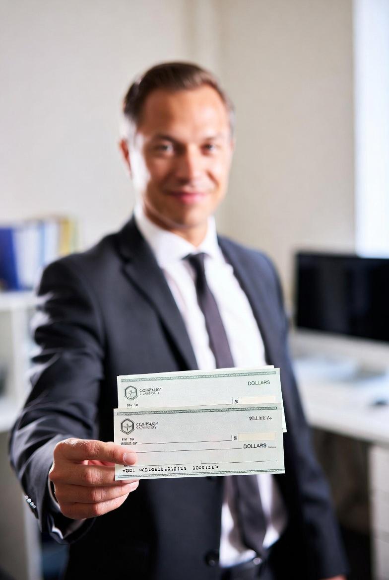 happy client with rush order business check printing results