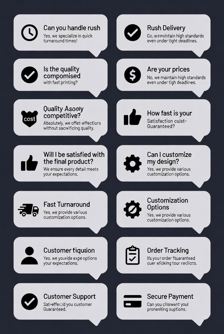 rush printing faq event merchandise quick answers sldivprint 1